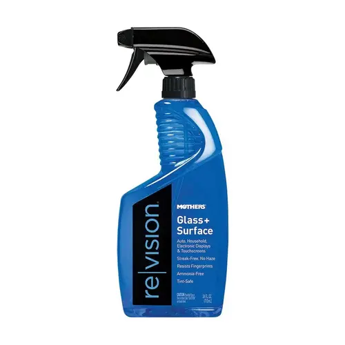 06624 Glass and Surface Cleaner, 24 oz Aerosal Can, Blue, Liquid