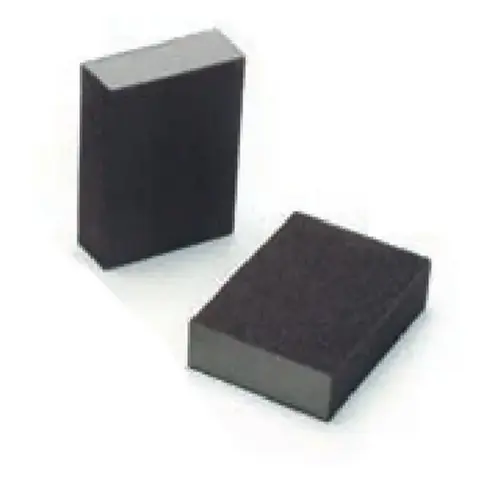 1353-060 Closed Coated Abrasive Sponge, 2-3/4 in W x 4 in L, 1 in THK, 60 Grit Gray