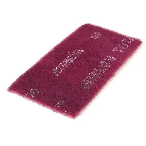 18 Series Non-Woven Scuff Pad, 4-1/2 in W x 9 in L, 360 Grit Maroon 18 Series Non-Woven Scuff Pad, 4-1/2 in W x 9 in L, 360 Grit Maroon