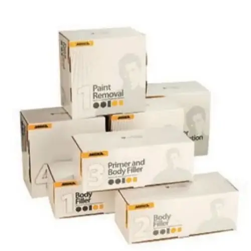 OS241002 Closed Coated Grip-On Sanding Disc, 6 in, Blended, Hook and Loop Attachment Yellow