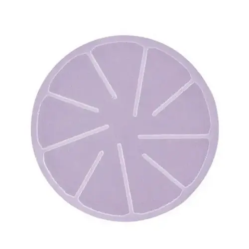 Finishing Disc, 1-1/4 in Dia, 2500 Grit, Aluminum Oxide Lilac