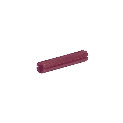 1" Length Hi-Red Plastic Screw Anchors - 1/4" Hole 1" Length Hi-Red Plastic Screw Anchors - 1/4" Hole