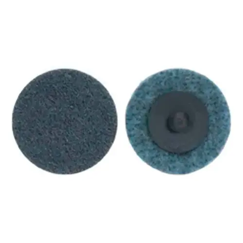 09192 Non-Woven Quick Change Sanding Disc, 3 in, 320 Grit Blue