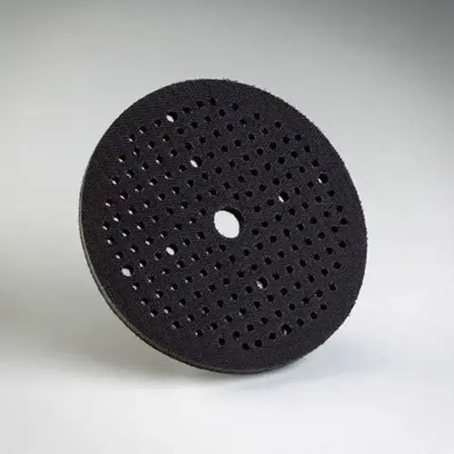 19359 Interface Pad, 6 in Dia x 1/2 in THK, Hook and Loop Attachment