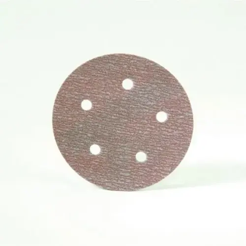 31487 Vacuum Sanding Disc Roll, 5 in, P500 Grit, Aluminum Oxide, PSA Attachment Champagne