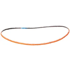 Norton 77696069246 69246 R980P Series Sanding File Belt, 18 in L x 1/2 in W, 120 Grit, Orange