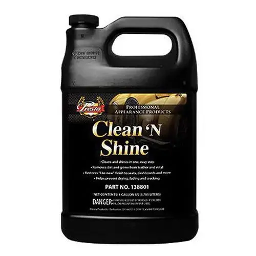 Leather and Vinyl Cleaner, 1 gal Can, White