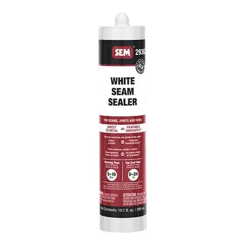 2900 1-Component Seam Sealer, 10.1 fl-oz Tube, Liquid, White, 1K Component, 24 hr at 70 deg F Curing 2900 1-Component Seam Sealer, 10.1 fl-oz Tube, Liquid, White, 1K Component, 24 hr at 70 deg F Curing