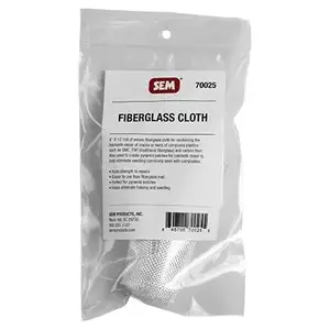 SEM 70025 Woven Fiberglass Cloth, 4 in x 12 ft