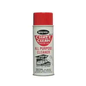 Sprayway 30 SW030 All Purpose Cleaner, 16 oz Aerosol Can, White Foam