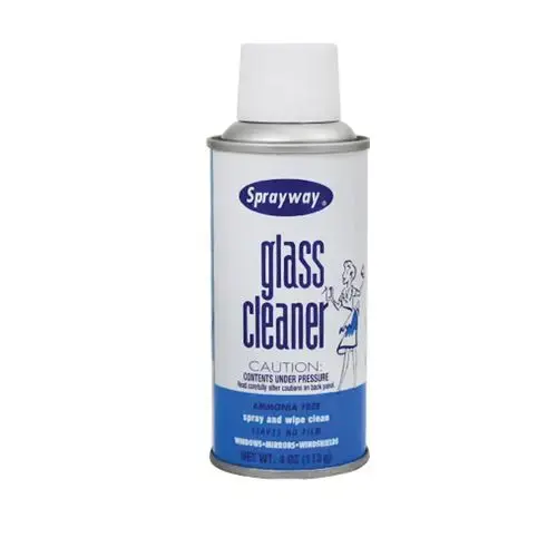 SW048 Glass Cleaner, 5 oz Can, Semi Stable White Foam, Aerosol