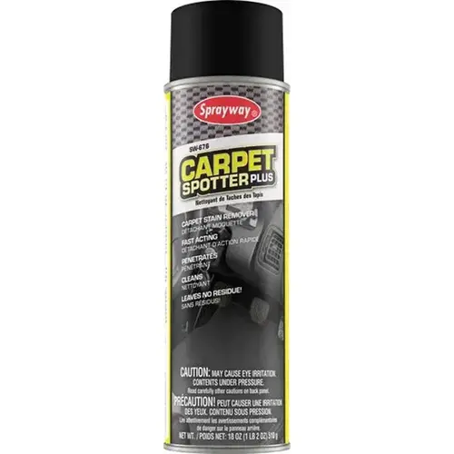 SW676 Spotter Plus Carpet Stain Remover, 20 oz Can, Colorless, Spray Aerosol