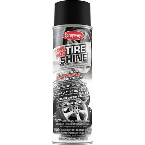 Low Pro Tire Shine, 20 oz Can, Colorless, Spray Aerosol