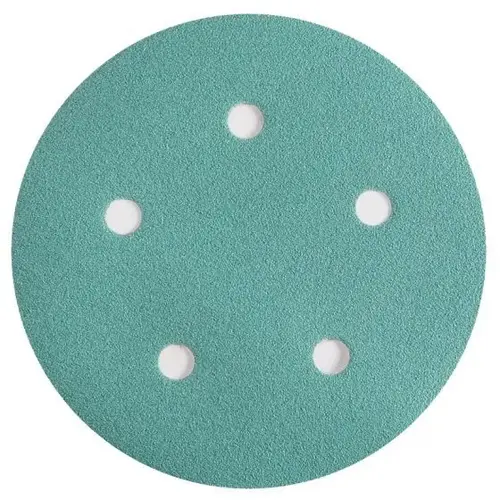 Open Coated Grip Disc, 5 in, P80 Grit, Premium Aluminum Oxide, Velcro Attachment