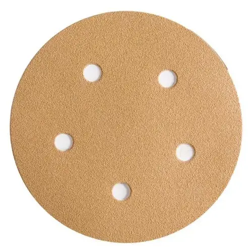 Open Coated Grip Disc, 5 in, P320 Grit, Premium Aluminum Oxide, Velcro Attachment