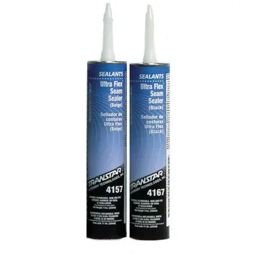 Seam Sealer, 11 oz Cartridge, Beige, Pasty Solid Seam Sealer, 11 oz Cartridge, Beige, Pasty Solid