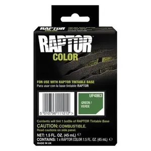 U-POL 4865 Raptor Color, 1.5 fl-oz Pouch, Olive Green, 3:1 Mixing, 30 sq-ft Coverage