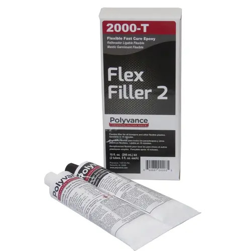 Flexible and Rigid Epoxy Filler, 10 fl-oz Tube, Black, Liquid