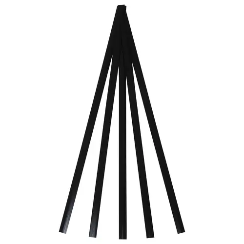 Welding Rod, 12 in L x 3/8 in W x 1/16 in THK, Flat, LDPE, Black