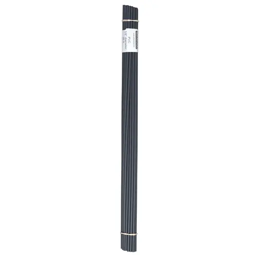 Welding Rod, 1/8 in Dia x 12 in L, Round, PVC, Gray Welding Rod, 1/8 in Dia x 12 in L, Round, PVC, Gray