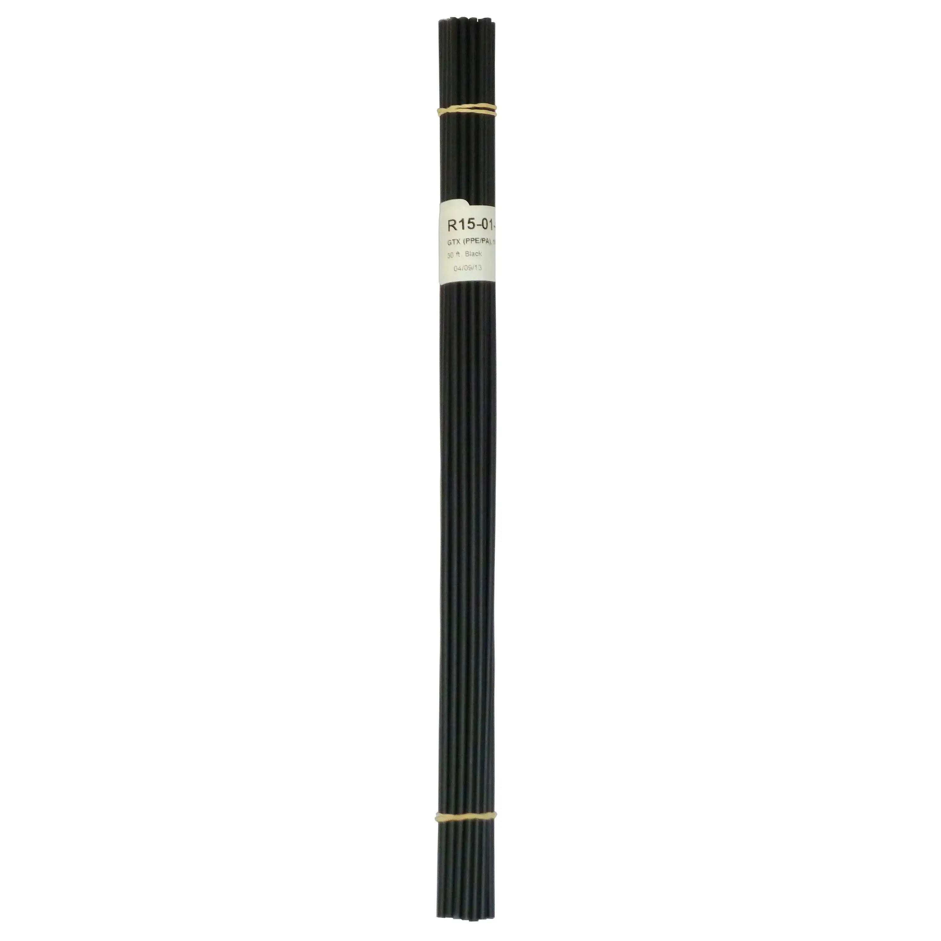 Polyvance Welding Rod 1/8 in Dia x 12 in L Round Polyphenylene Ether/Polyamide Black R15-01-03-BK