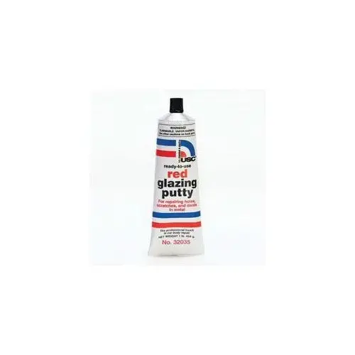 Red Glazing Putty, 1 lb Tube, Paste/Gel
