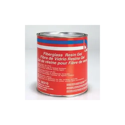 Fiberglass Resin Gel, 1 gal Can, Purple, Liquid