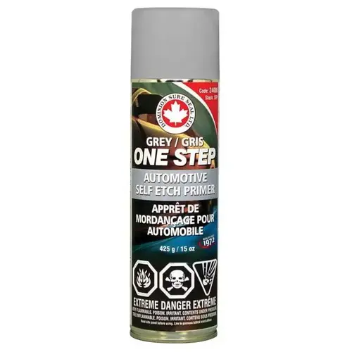 High Build Self-Etch Primer, 425 g Aerosol Can, Grey