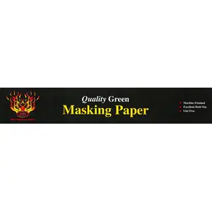 High Teck Products NOGR35F36 Quality Green Masking Paper, Weight: 35#, Size: 36" X 500'