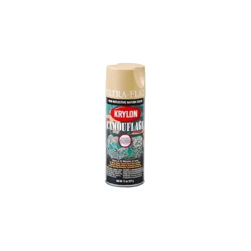 Krylon Camouflage Paint with Fusion for Plastic Technology; Camouflage Sand; 1 Krylon Camouflage Paint with Fusion for Plastic Technology; Camouflage Sand; 1