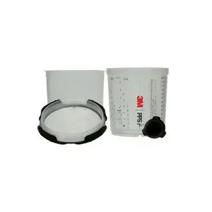 3M 26000 Standard Spray Cup Liner Kit, 650 mL, Use with Liner (Y/N): Yes