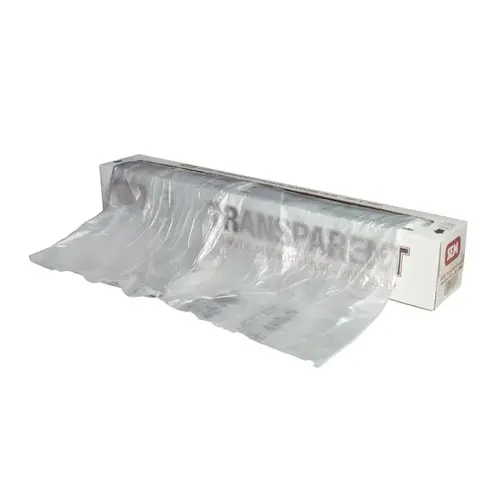 Masking Film, 20 ft W x 350 ft L, Plastic, Clear