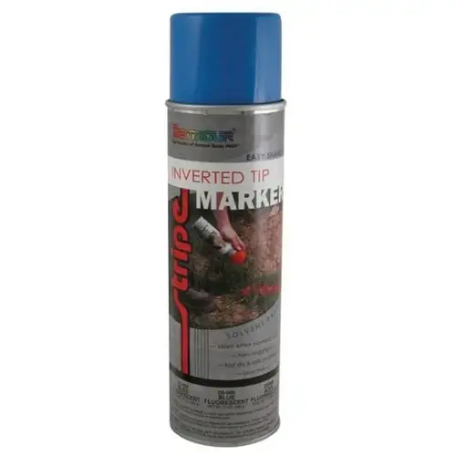 Fast Drying Solvent Based Marking Paint, 20 fl-oz Aerosol Can, Fluorescent Blue Fast Drying Solvent Based Marking Paint, 20 fl-oz Aerosol Can, Fluorescent Blue