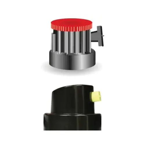 Nozzle, Black/Yellow, Use With: 1K and 2K FillClean Aerosols