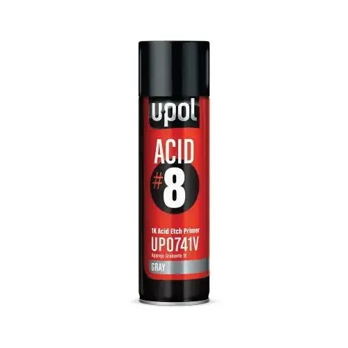 ACID#8 Acid Etch Primer, 450 mL, Light Gray, 48.4 sq-ft Coverage ACID#8 Acid Etch Primer, 450 mL, Light Gray, 48.4 sq-ft Coverage