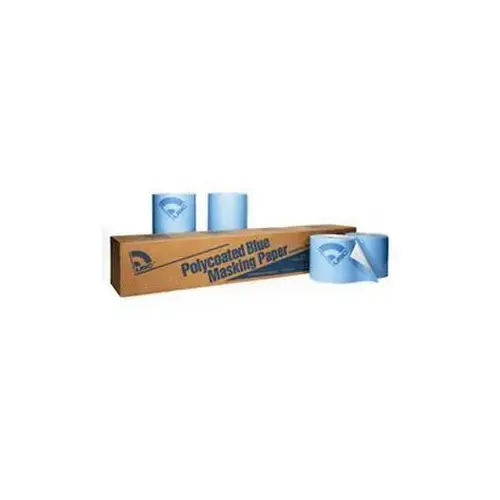 Premium Masking Paper, 36 in W x 738 ft L, Blue