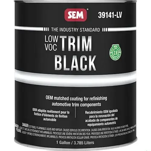 Low VOC Trim Coating, 1 gal Can, Black Low VOC Trim Coating, 1 gal Can, Black