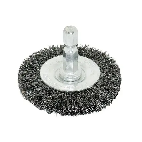 2" Wire Wheel with 1/4" Shank - Coarse Wire 2" Wire Wheel with 1/4" Shank - Coarse Wire