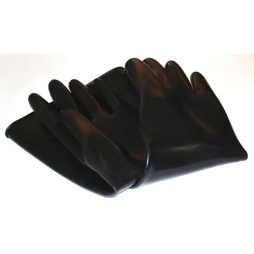 18" x 6" -Rubber blast gloves - Pair