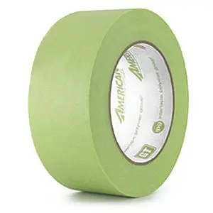 American 1855 Industrial Grade Masking Tape 54.8 m x 18 mm 5.8 mil THK Light Green GT1855 American 1855 Industrial Grade Masking Tape 54.8 m x 18 mm 5.8 mil THK Light Green GT1855