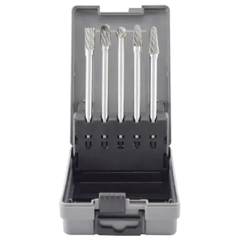 5-Piece Burr Set, Tungsten Carbide, Use With: 5-Piece Burr Set, Tungsten Carbide, Use With: