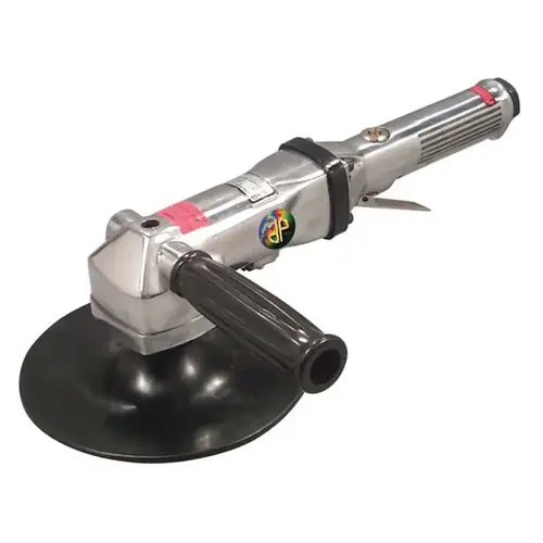 Angle Head Polisher, 7 in, 5/8 in -11 TPI Arbor, 2500 rpm, 11 cfm, Lever Handle Angle Head Polisher, 7 in, 5/8 in -11 TPI Arbor, 2500 rpm, 11 cfm, Lever Handle