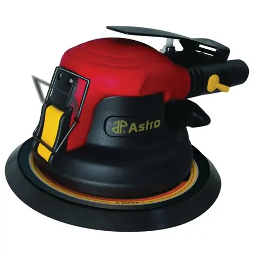 Quick Change Heavy Duty Random Orbital Sander, 6 in, 12000 rpm, 2.8 cfm, 90 psi, Palm Handle