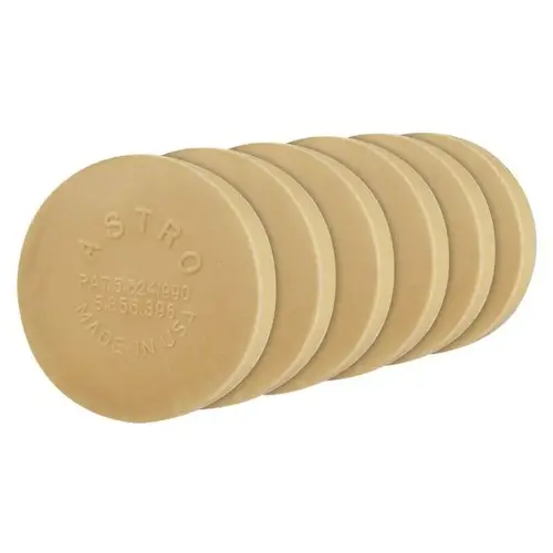 400E6 Eraser Pad, 4 in Dia, 5/16-24 Arbor/Shank, 4000 rpm, Rubber, Beige