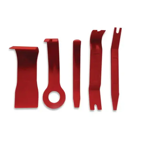 5-Piece Fastener and Molding Remover Set, Plastic 5-Piece Fastener and Molding Remover Set, Plastic