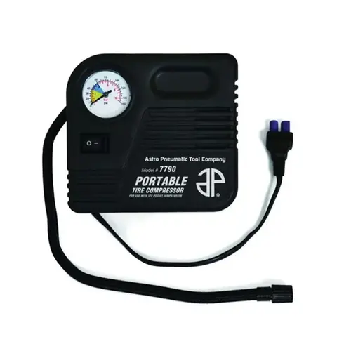 Portable Tire Compressor, 12 V, 6 A, 72 W, Use With: 12V Pocket Jumpstarter Portable Tire Compressor, 12 V, 6 A, 72 W, Use With: 12V Pocket Jumpstarter