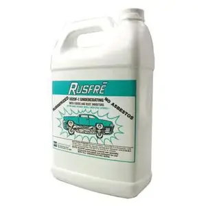 Rusfre 1020F-1 Rubberized Undercoating, 1 gal, Black, Liquid, Rubberized (Y/N): Yes