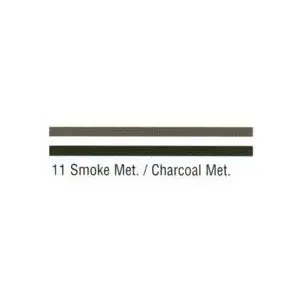 Cal-Stripes 2253011 Smoke Metallic/Charcoal Metallic Elegance II 3/16 IN.x 150'