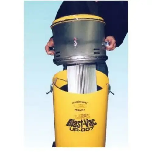High-Density HEPA Filter, Use With: UR007 Series Manual Reclaiming Sand Blasters