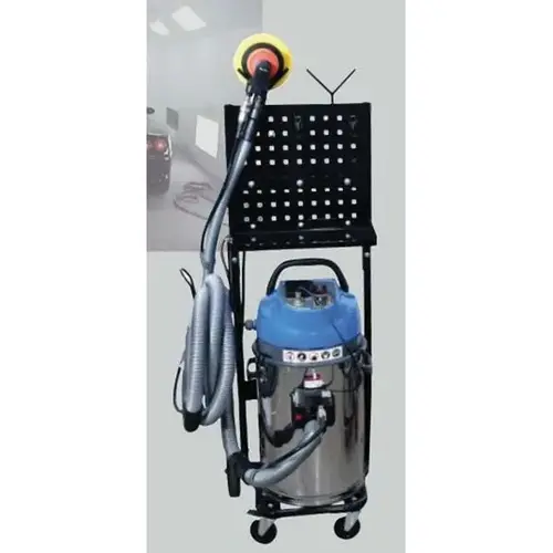 Portable Dustless 1-Person Dual Motor Sanding Vacuum System, 24 L, 120 V, 800 W